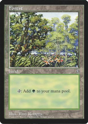 Forest (Arena League)  (OVER-) - [Oversize Cards] - Trinity Hobby