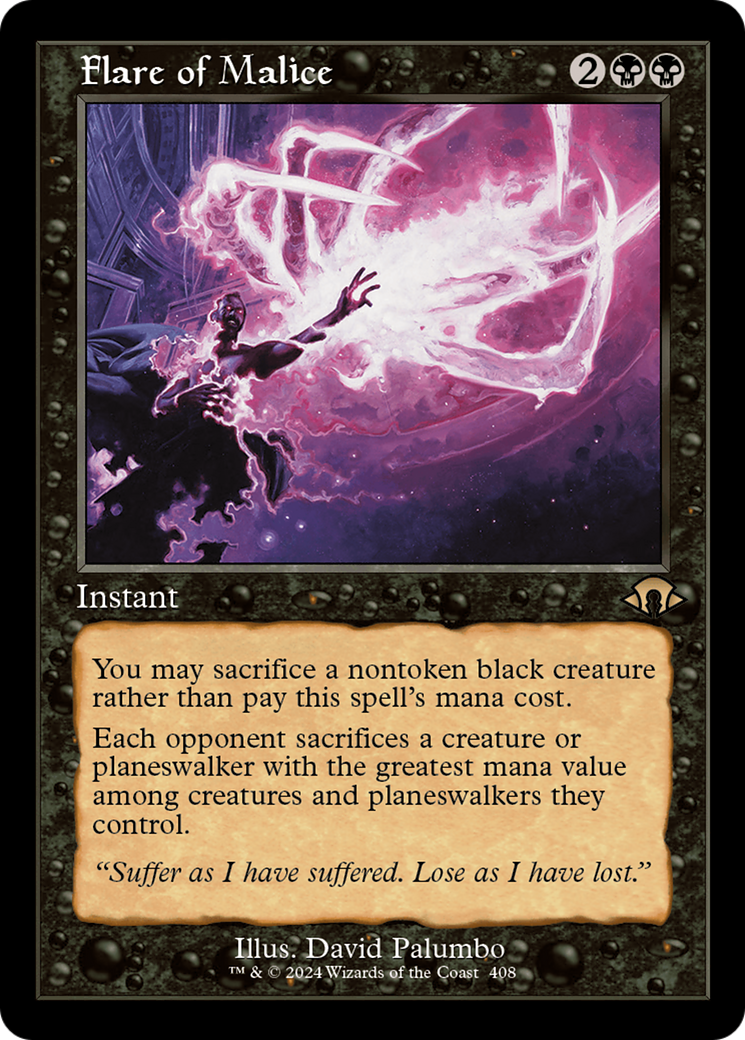 Flare of Malice (Retro) [Modern Horizons 3] - Trinity Hobby