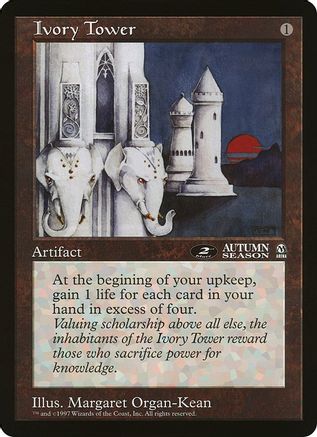 Ivory Tower (2nd Place) (Arena League)  (OVER-) - [Oversize Cards] - Trinity Hobby