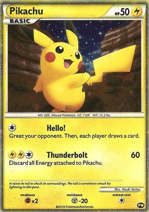 Pikachu (PW1) (English) [Pikachu World Collection Promos] - Trinity Hobby