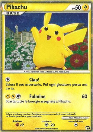 Pikachu (PW2) (Italian) [Pikachu World Collection Promos] - Trinity Hobby
