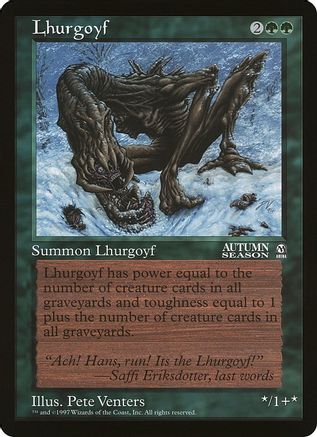 Lhurgoyf (Arena League)  (OVER-) - [Oversize Cards]