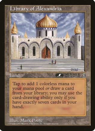 Library of Alexandria (1st Place) (Arena League)  (OVER-) - [Oversize Cards]