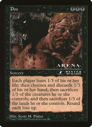 Pox (1st Place) (Arena League)  (OVER-) - [Oversize Cards]