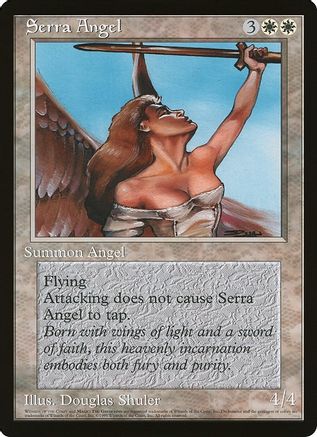 Serra Angel (Wizards of the Coast Caravan Tours)  (OVER-) - [Oversize Cards]