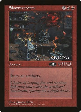 Shatterstorm (2nd Place) (Arena League)  (OVER-) - [Oversize Cards]