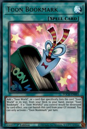 Toon Bookmark [TOCH-EN003] Ultra Rare - Trinity Hobby