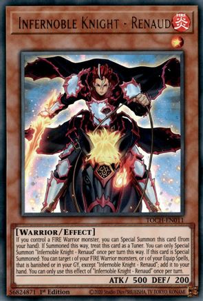 Infernoble Knight - Renaud [TOCH-EN011] Ultra Rare - Trinity Hobby