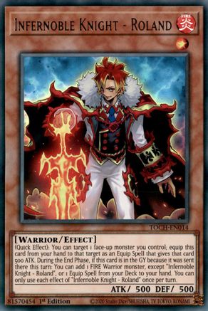 Infernoble Knight - Roland [TOCH-EN014] Ultra Rare - Trinity Hobby