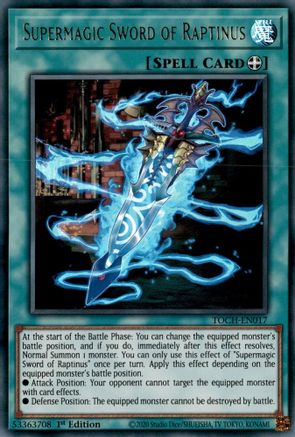 Supermagic Sword of Raptinus [TOCH-EN017] Ultra Rare - Trinity Hobby