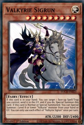 Valkyrie Sigrun [TOCH-EN023] Super Rare - Trinity Hobby