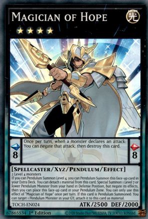 Magician of Hope [TOCH-EN024] Super Rare - Trinity Hobby