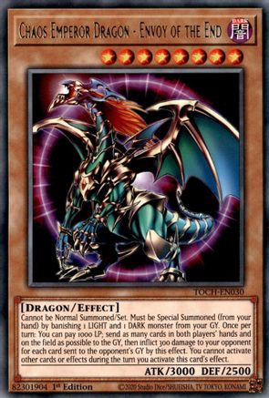 Chaos Emperor Dragon - Envoy of the End [TOCH-EN030] Rare - Trinity Hobby