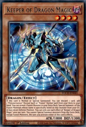 Keeper of Dragon Magic [TOCH-EN041] Rare - Trinity Hobby