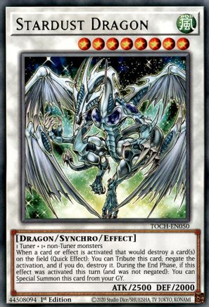 Stardust Dragon [TOCH-EN050] Rare - Trinity Hobby