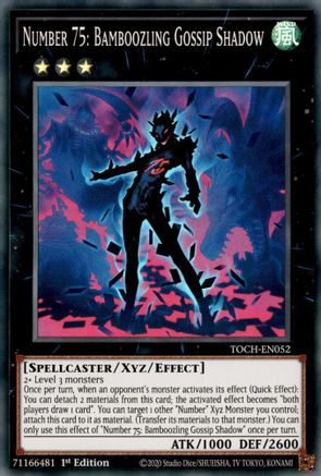 Number 75: Bamboozling Gossip Shadow [TOCH-EN052] Super Rare - Trinity Hobby