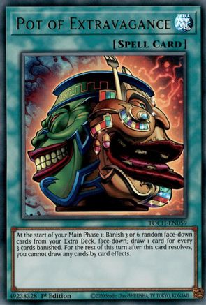 Pot of Extravagance [TOCH-EN059] Ultra Rare - Trinity Hobby