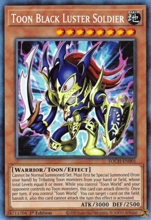 Toon Black Luster Soldier [TOCH-EN001] Collector's Rare - Trinity Hobby