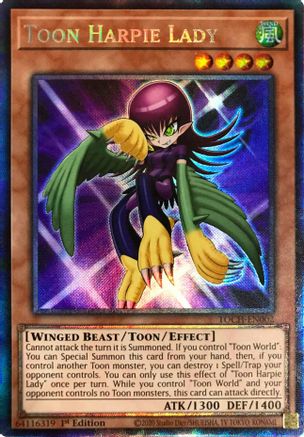 Toon Harpie Lady [TOCH-EN002] Collector's Rare - Trinity Hobby