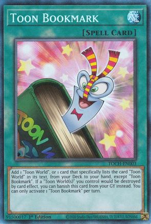 Toon Bookmark [TOCH-EN003] Collector's Rare - Trinity Hobby