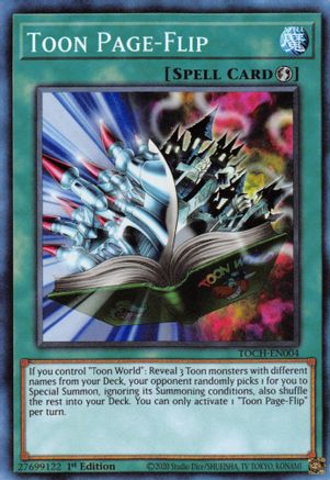 Toon Page-Flip [TOCH-EN004] Collector's Rare - Trinity Hobby