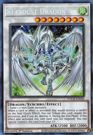 Stardust Dragon [TOCH-EN050] Collector's Rare - Trinity Hobby