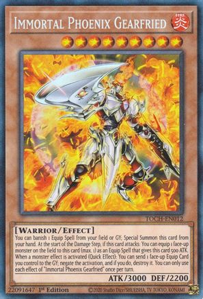Immortal Phoenix Gearfried [TOCH-EN012] Collector's Rare - Trinity Hobby