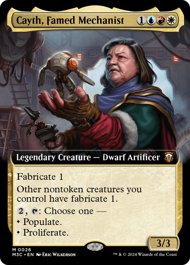 Cayth, Famed Mechanist (Extended Art) [Modern Horizons 3 Commander] - Trinity Hobby