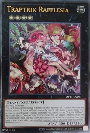 Traptrix Rafflesia [OP13-EN003] Ultimate Rare - Trinity Hobby
