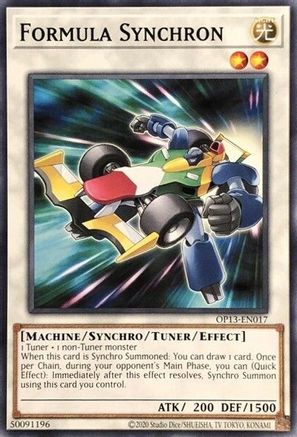 Formula Synchron [OP13-EN017] Common - Trinity Hobby