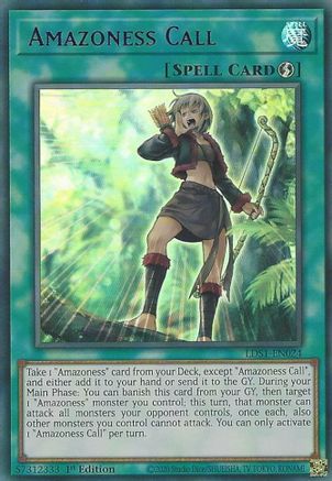 Amazoness Call (Purple) [LDS1-EN024] Ultra Rare - Trinity Hobby