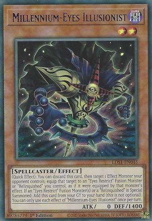 Millennium-Eyes Illusionist (Purple) [LDS1-EN045] Ultra Rare - Trinity Hobby