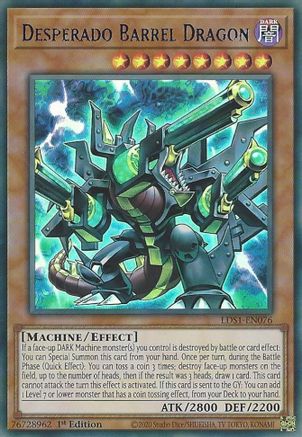 Desperado Barrel Dragon (Blue) [LDS1-EN076] Ultra Rare - Trinity Hobby