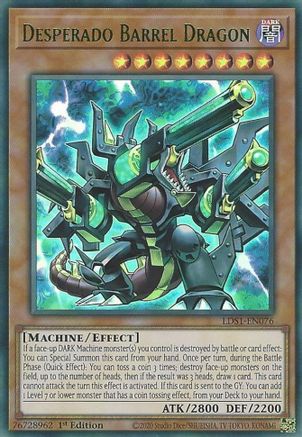 Desperado Barrel Dragon (Green) [LDS1-EN076] Ultra Rare - Trinity Hobby