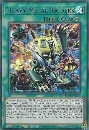 Heavy Metal Raiders (Blue) [LDS1-EN077] Ultra Rare - Trinity Hobby
