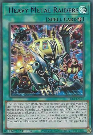 Heavy Metal Raiders (Purple) [LDS1-EN077] Ultra Rare - Trinity Hobby
