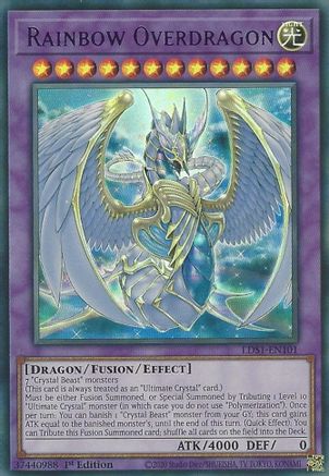 Rainbow Overdragon (Purple) [LDS1-EN101] Ultra Rare - Trinity Hobby