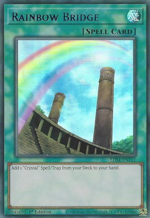 Rainbow Bridge (Blue) [LDS1-EN111] Ultra Rare - Trinity Hobby