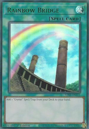 Rainbow Bridge (Green) [LDS1-EN111] Ultra Rare - Trinity Hobby