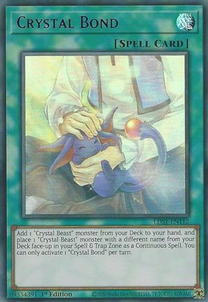 Crystal Bond (Purple) [LDS1-EN112] Ultra Rare - Trinity Hobby