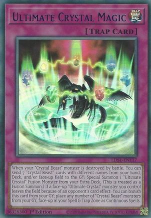 Ultimate Crystal Magic (Blue) [LDS1-EN117] Ultra Rare - Trinity Hobby