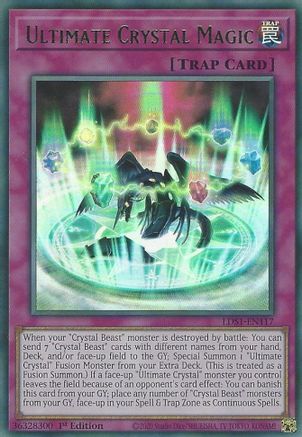 Ultimate Crystal Magic (Green) [LDS1-EN117] Ultra Rare - Trinity Hobby