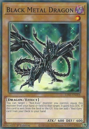 Black Metal Dragon [LDS1-EN008] Common - Trinity Hobby