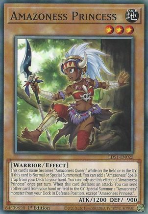 Amazoness Princess [LDS1-EN022] Common - Trinity Hobby