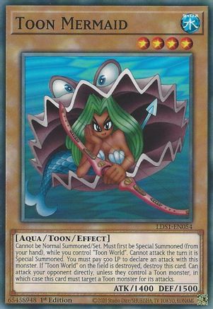 Toon Mermaid [LDS1-EN054] Common - Trinity Hobby