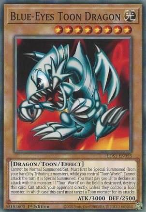 Blue-Eyes Toon Dragon [LDS1-EN056] Common - Trinity Hobby