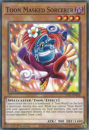 Toon Masked Sorcerer [LDS1-EN058] Common - Trinity Hobby