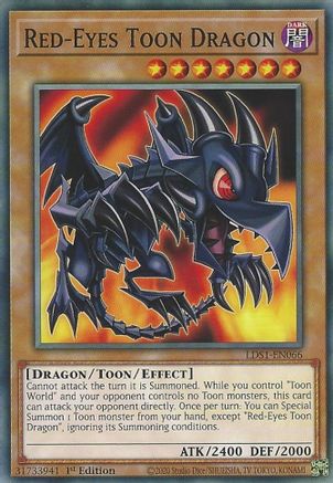 Red-Eyes Toon Dragon [LDS1-EN066] Common - Trinity Hobby