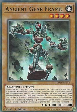 Ancient Gear Frame [LDS1-EN086] Common - Trinity Hobby