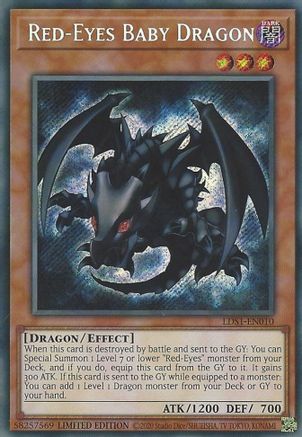Red-Eyes Baby Dragon [LDS1-EN010] Secret Rare - Trinity Hobby